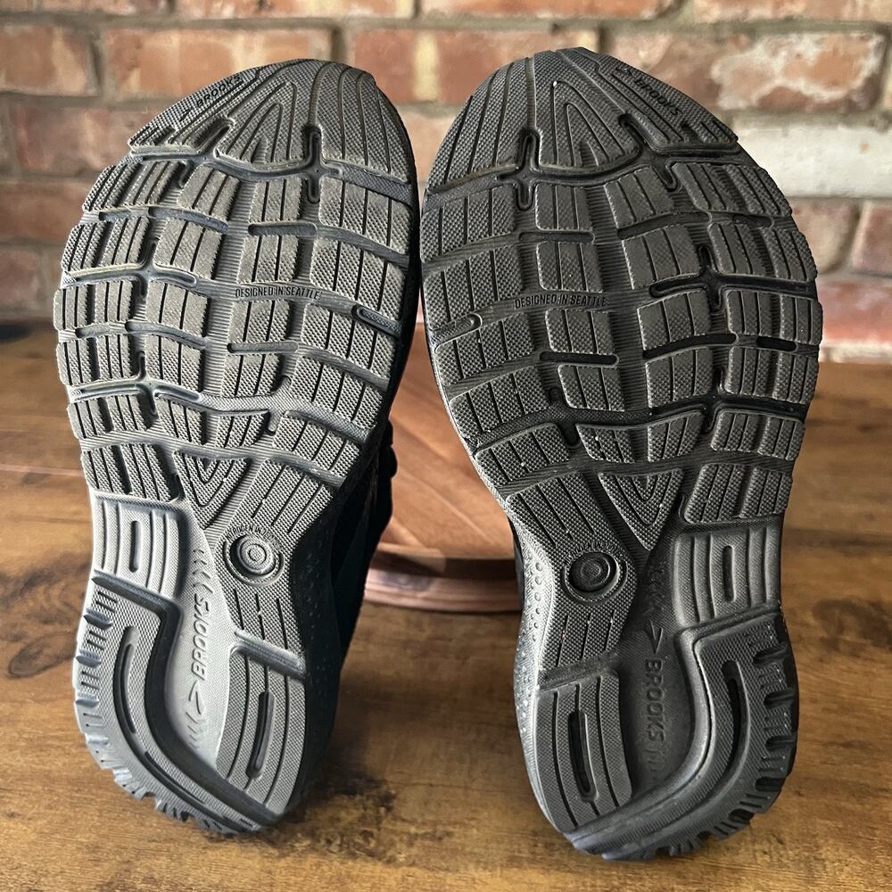 Brooks Ghost 16 Womens 6.5 Black Mesh Neutral Cushion Running Sneakers Shoes - Picture 15 of 16